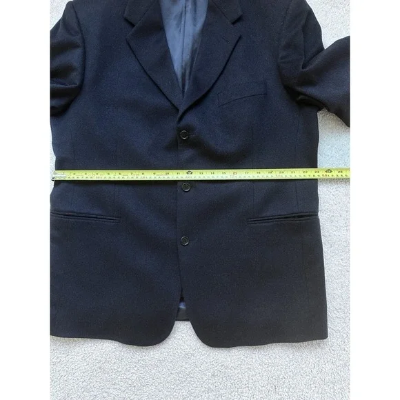 Today'sMan Pure Cashmere Blazer Made In Italy R44 Inch Deep Navy - Picture 9 of 16